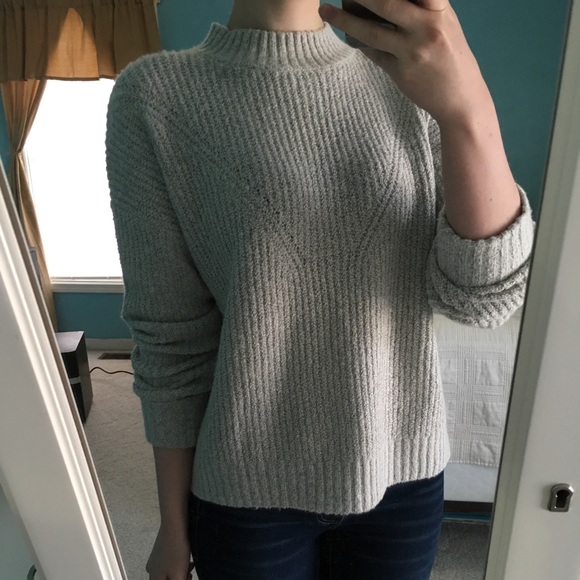 Chunky gray sweater NWOT - Picture 4 of 7